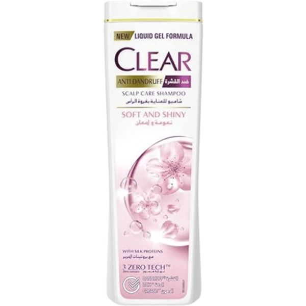 clear shampoo soft&shiny women حجم أصغر